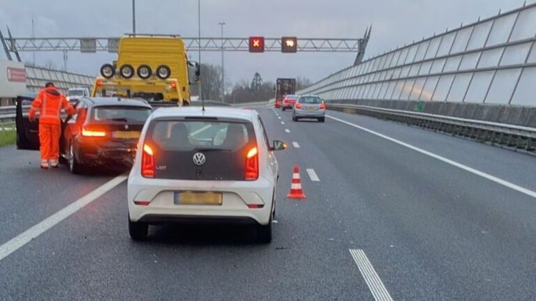 Ongeluk op de A15