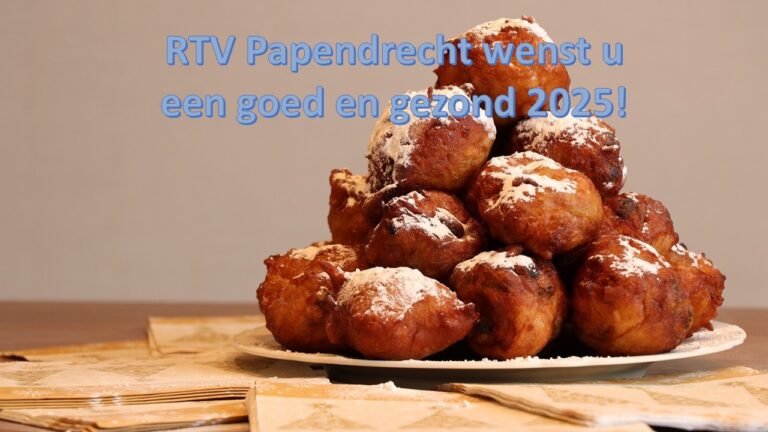 RTV Papendrecht wenst iedereen een goed en gezond nieuw jaar!