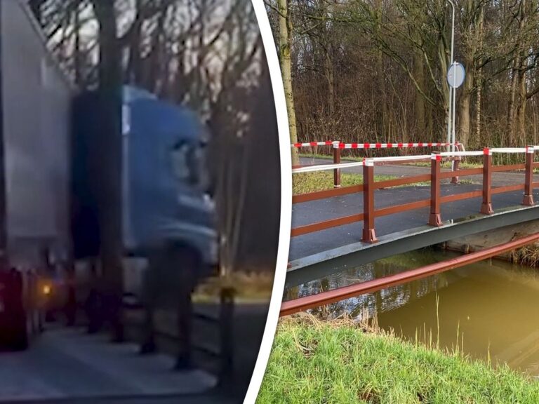 Bizarre blunder bij fietsbrug heeft gevolgen: extra verkeersbord en trucker mag betalen