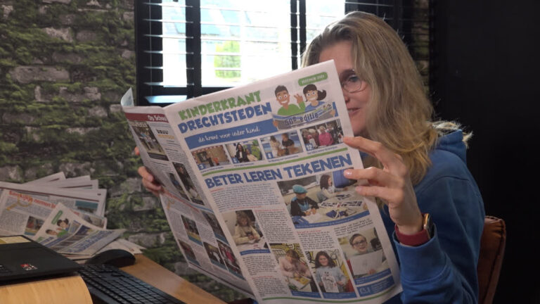 50e Kinderkrant Drechtsteden: ‘Papier leert kinderen beter lezen’