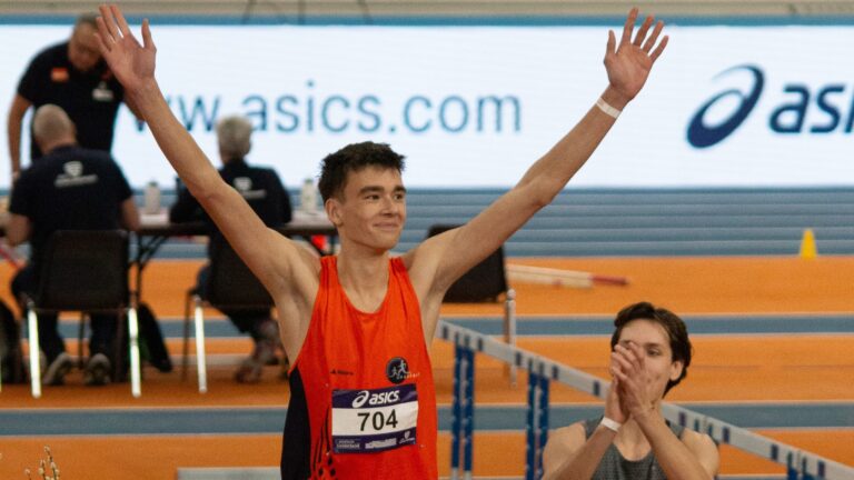 Stijn van der Waal wint zilver op NK Indoor