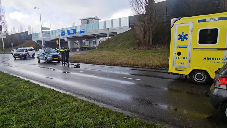 Aanrijding met minifiets bij oprit richting N3