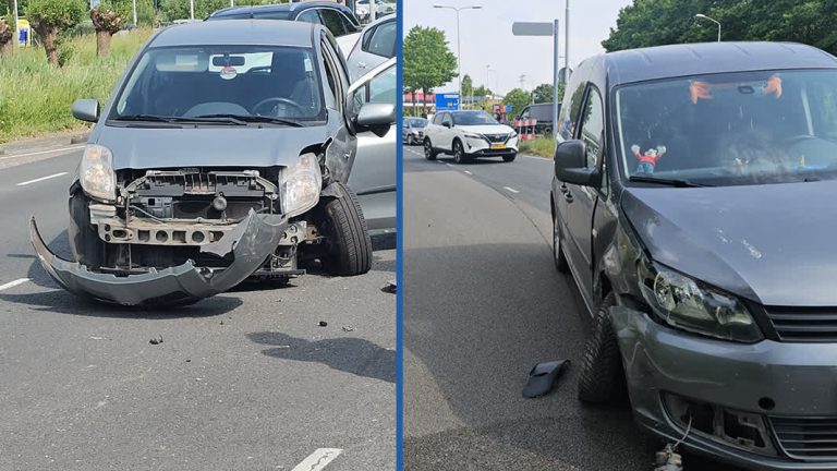 Meerdere auto’s beschadigd door botsing BK-weg