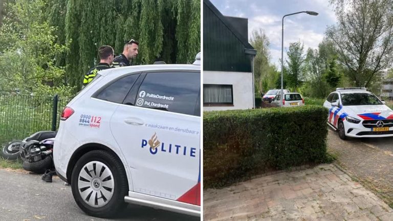 Scooterrijder aangehouden in Dordrecht na achtervolging