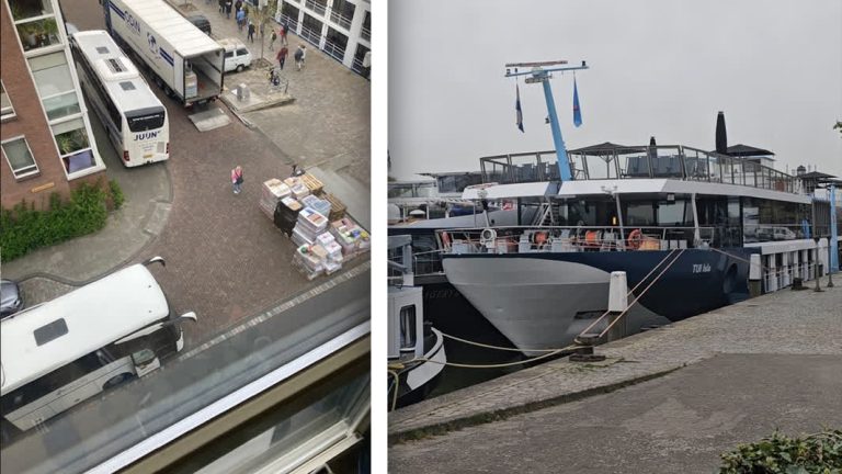 Touringcarbussen zorgen voor veel overlast in Dordtse woonwijk, gemeente komt met aanpak