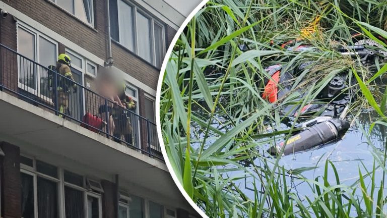 112-Nieuws: brand door pannetje op vuur en motorrijder belandt in sloot
