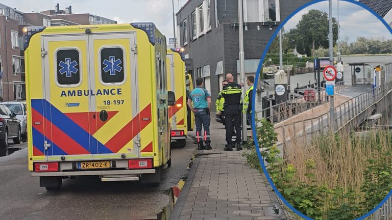 Vrouw uit het water gered in Sliedrecht