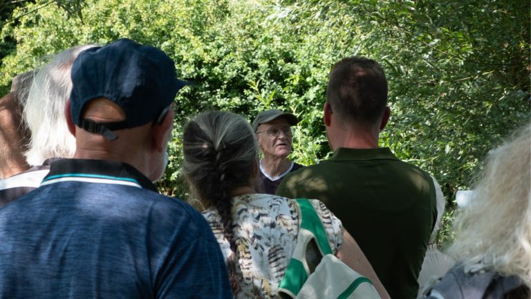 Wandelen in de Heemtuin bij het Alblasserbos 
