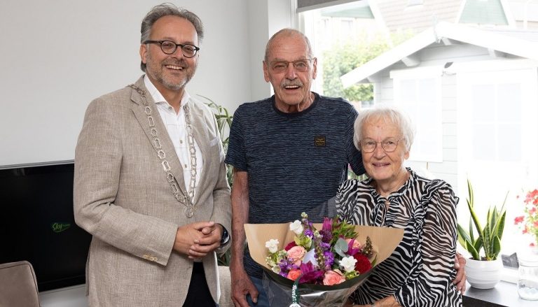 Echtpaar Blaauw-Vermeer 60 jaar getrouwd