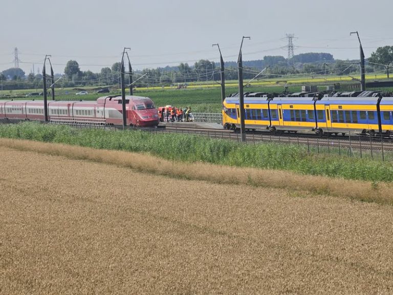 Honderden passagiers alsnog geëvacueerd, gestrande Eurostar kan echt niet verder; minder Sprinters in Dordrecht