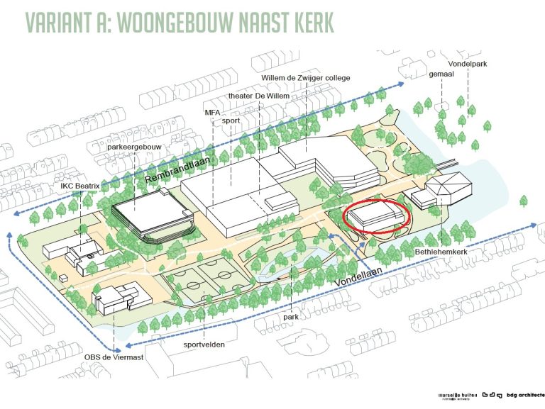 Studio’s voor jongeren of zorgwoningen: onenigheid over woningbouw in Van der Palmgebied