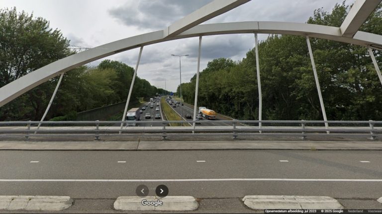 Bermbrand bij de Witte Brug