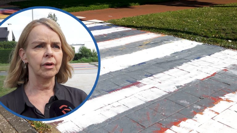 Vernield regenboogpad opnieuw betegeld: ‘Chapeau, ik kan niet anders zeggen’ (Video)