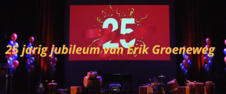 Jubileum Erik Groeneweg, directeur Theater “De Willem” (Video)