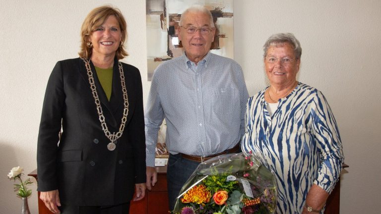 60-jarig huwelijk echtpaar Van Meerkerk