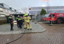 Brand in rijtjeshuis: cv-ketel vat vlam