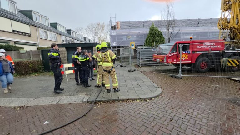 Brand in rijtjeshuis: cv-ketel vat vlam