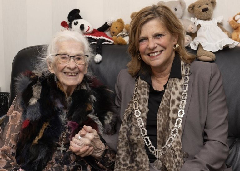 Mevrouw De Haan is 101 jaar