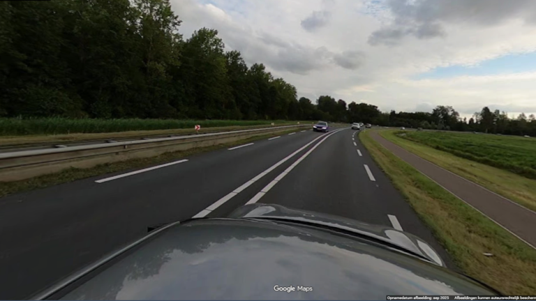 Nieuwe flitspaal geplaatst langs N214 nadat de vorige omvergetrokken werd