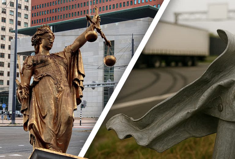 Vladislavs wil zijn brood pakken, maar verliest zijn aandacht en doorboort de vangrail