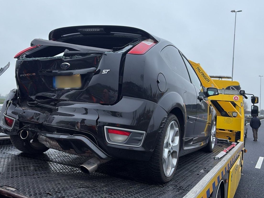 A27 weer open na kettingbotsing met vier auto’s