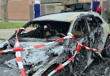 Meerdere auto’s uitgebrand in Sliedrecht