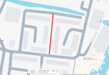 Burgemeester onthult bord bij Springtijpad