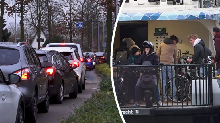 Brug over de Noord dicht, vakantie voorbij: drukte op de weg en bij waterbus