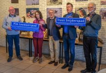 Paden in het Alblasserbos officieel vernoemd naar pioniers