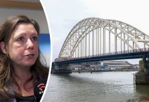 Tientallen fietsers negeren afsluiting Brug over de Noord: ‘Zeer onwenselijk’ (Video)