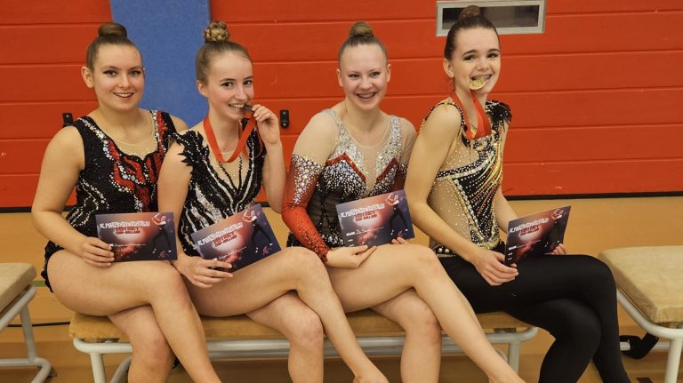 Vier medailles voor gymnastes Olympia
