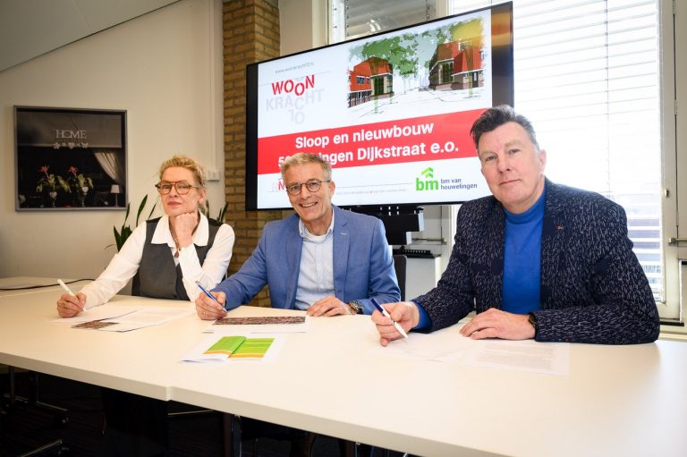 Gemeente en Woonkracht10 tekenen intentieovereenkomst voor nieuwe woningen in ’t Zand