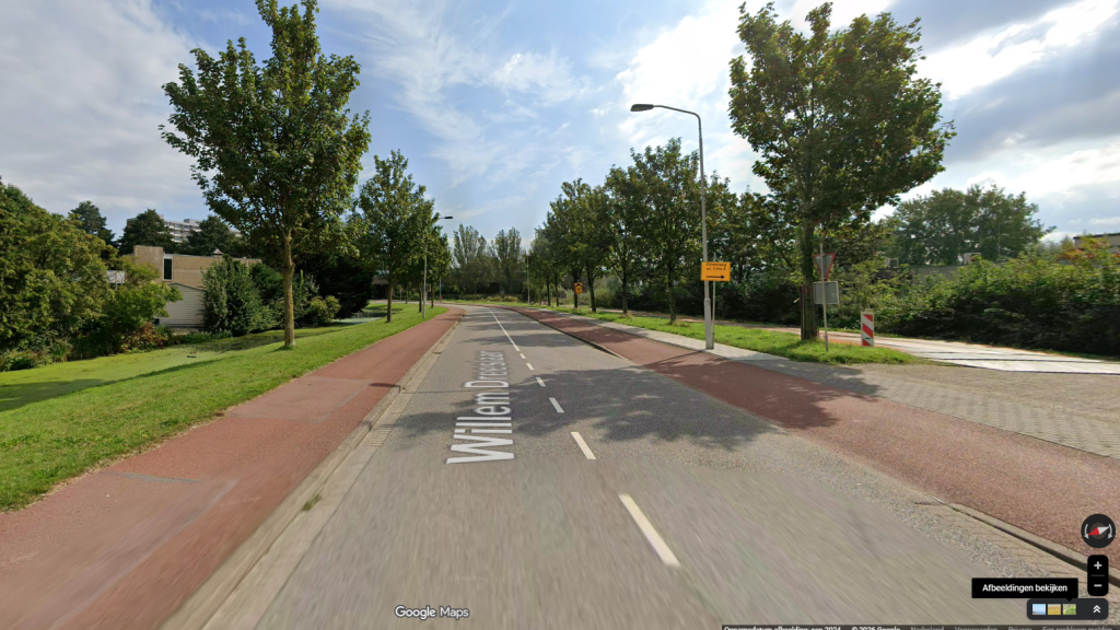 Frontale botsing op Willem Dreeslaan