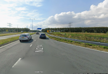 Afgesloten rijstrook bij oprit N214 naar N3 weer open na herstel verzakking