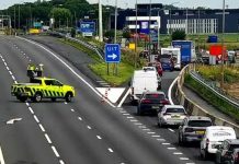 Ongeluk met meerdere voertuigen op A27