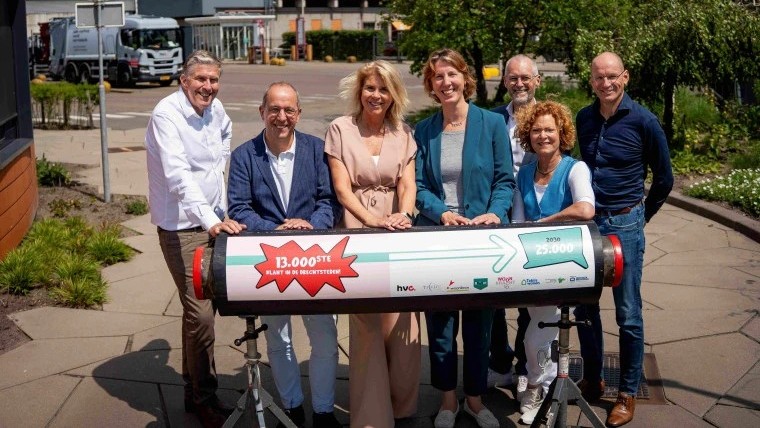 Warmtenet Drechtsteden bereikt mijlpaal van 13.000 aangesloten woningen
