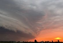 Storm boven onze streek