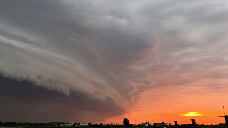 Storm boven onze streek