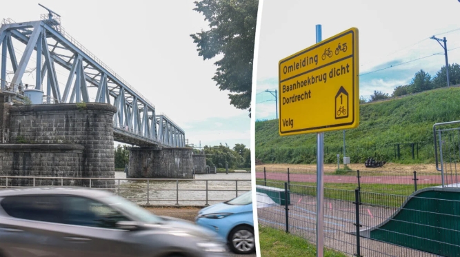 Baanhoekbrug maanden dicht: hoge hekken en 24/7 beveiligers op komst (Video)