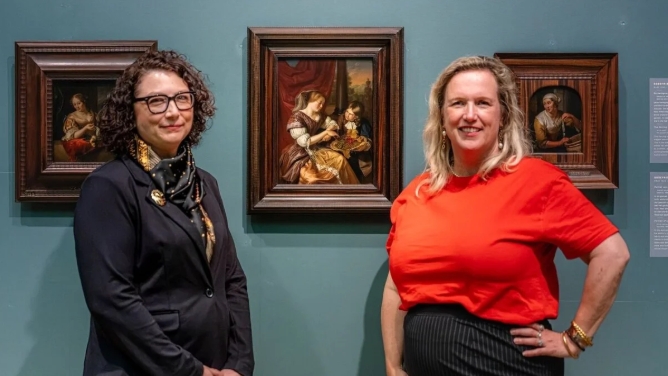 Zeldzaam schilderij van Dordtse kunstenares te zien in Dordrechts Museum