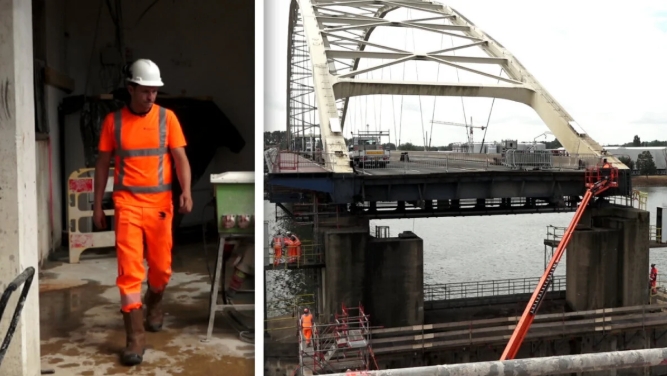 Werkzaamheden Papendrechtsebrug op schema, ondanks zomerhitte: De Brug, deel 17 (Video)