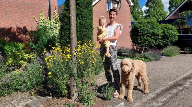 Buren maken samen hun Papendrechtse straat groener: ‘Ik ben het liefst de hele dag buiten’
