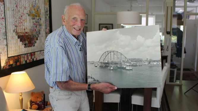 Piet (89) blikt terug op bouw en transport Papendrechtsebrug: De Brug, deel 13 (Video)