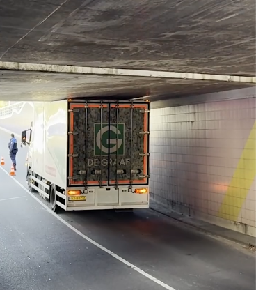 blauwe tunnel